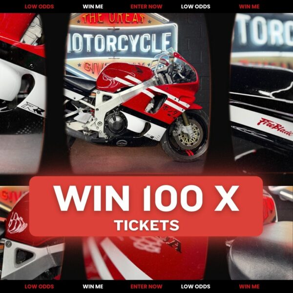 WIN 100x Tickets For The 1st Gen Honda Fireblade 900RR