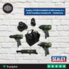 TGMG - Sealey CP108VCOMBO2 SV108 Series 4 x 10.8V Cordless Combo Kit - 2 Batteries CP108VCOMBO2 1